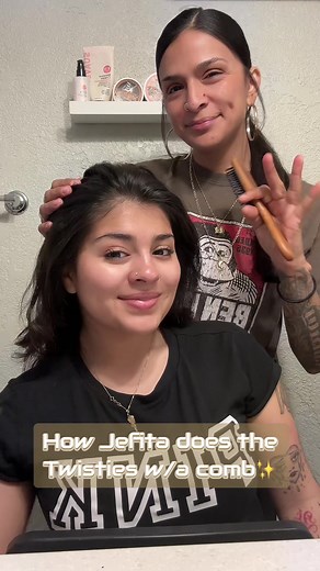 Jefita Hair Twisties Comb Tutorial