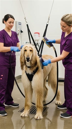 Afghan Hound Gets Rescued From Horrific Moth Infestation!