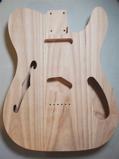 69 Thinline Tele Body | Unfinished | CNC Made in Texas | Built to Order - Etsy