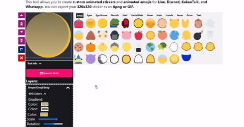 I created a tool that lets you create Animated Stickers (320x320 apng's) for Discord.