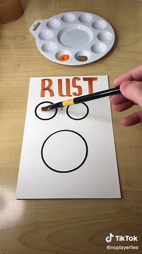 How to Mix a Rust Color with Paint