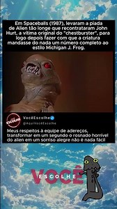 Em Spaceballs (1987), levaram a piada de Alien tão longe que recontrataram John Hurt