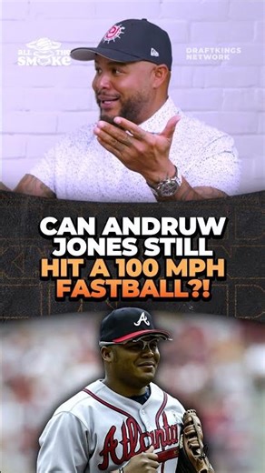 Can Andruw Jones STILL HIT A 100 MPH Fastball?! 🤣 #shorts