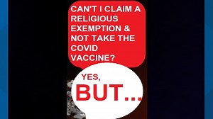 'I claim a religious exemption to not take the COVID vaccine:' Lawyers say those words are not enough