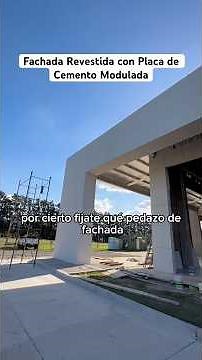 Como Hacer una Fachada con Placa de Cemento en la ciudad de Lobos