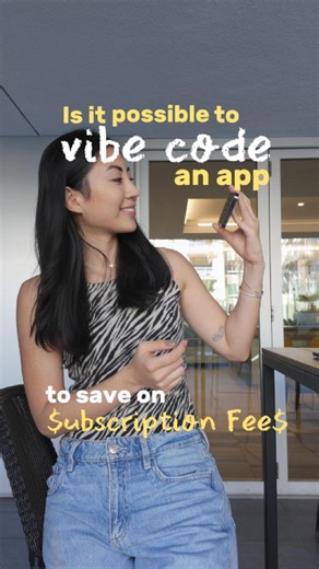 @softgirlnocode on Instagram: "True story. I’m filming my next video using the teleprompter I vibe coded, and this time I’m not locked out of premium features that force you to upgrade. I can just chat with Emergent and add exactly the features I want. Use code STARTSAVING for 5% off. Link in bio. #coding #vlog #savemoney #techstack #subscription"