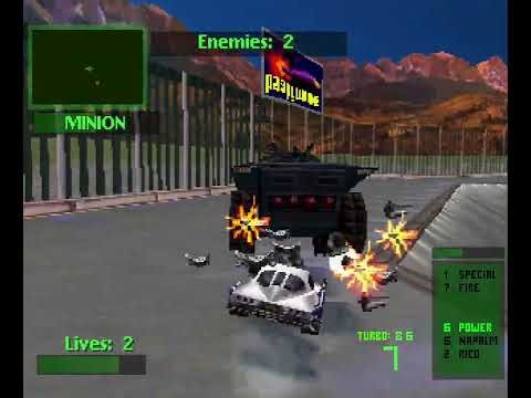 Twisted Metal 2 - Minion in all levels Spectre Deathless Playthrough (HARD)