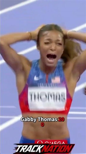 Gabby Thomas vs Juju Alfred: The 200m !#trackandfield #athletics #olympics