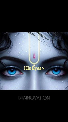 Nothing is more beautiful than Krishna's eyes 💙 #shorts #krishna #kanhaji