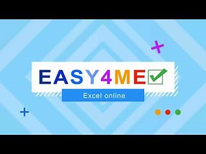 Easy4Me.info Excel Online anwenden