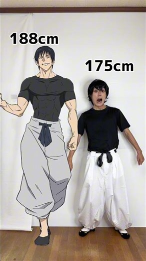 (jujutsukaisen) anime VS reality (Height)
