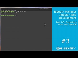 Identity Manager | Angular Web Development #3 | Preparing a Linux Mint Desktop