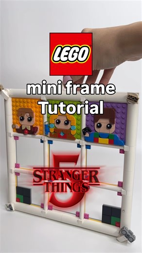 How to build Erica from Stranger Things 5 as a LEGO mini frame 🥧 💉#legomoc #strangerthings5