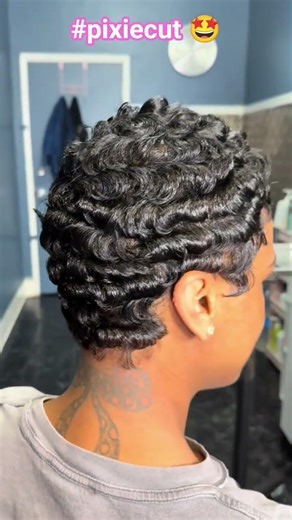 Pixie cut it is 🤩