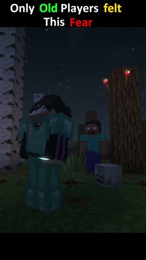 POV: You found trees with no leaves... 💀 #minecraft #scary #herobrine