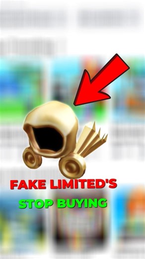 STOP BUYING FAKE LIMITED'S #roblox #robloxedit #robloxshorts #robloxmemes