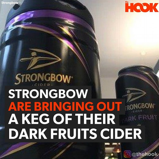 Strongbow are bringing out a keg of their Dark Fruits cider!🍇🍺 | The Hook