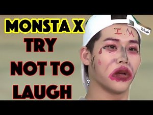 Monsta X Try Not To Laugh Challenge (Swaggy Rapper Jooheon)