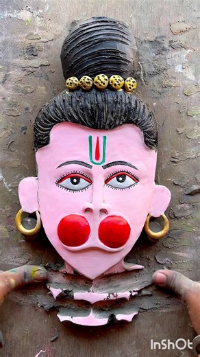 Hanuman murti making/bajrangbali idol making/hanuman idol making #shorts