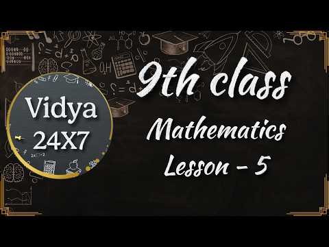 9th Class Maths -Lesson 5 | Introduction to Euclid's Geometry Full Chapter | Axioms & Postulates