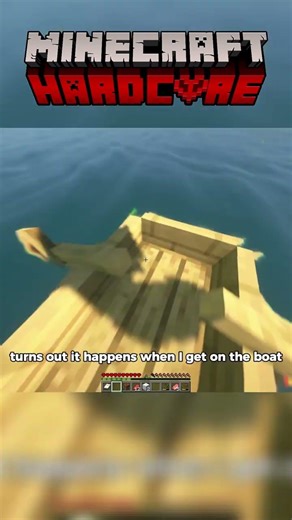 New Minecraft Glitch?! 🚤 See Deep Underwater From a Boat! 😂 #shorts #minecraft #minecraftshorts