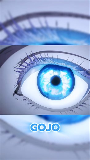 Normal Anime Eyes vs Six Eyes 👀 | gojo | jujutsu kaisan #shorts #animeedit #gojo