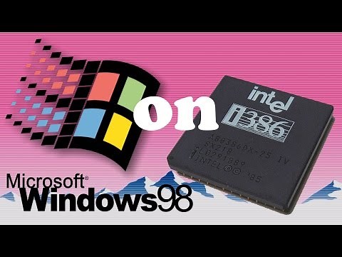 Windows 98 on the 386