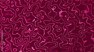 Abstract red color glowing Psychedelic Liquefied. liquid animation