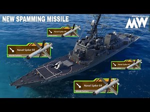 Navel Spike ER - New Spamming Missile 🚀 Review & Gameplay 🔥- Modern Warships