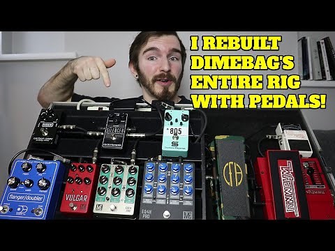 I Built Dimebag's Entire Guitar Rig With PEDALS