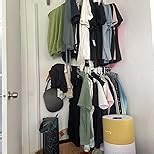 Foldable Wall Mounted Clothes Rack-30'' Long Rod&2 Thick Bases,Stainless Steel,Multi-Purpose for Space-Saving Garment Rack/Clothes Drying Rack/Clothes Hanger,Detachable and Top Shelf Room Reserved