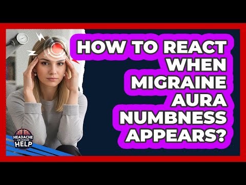 How to React When Migraine Aura Numbness Appears?