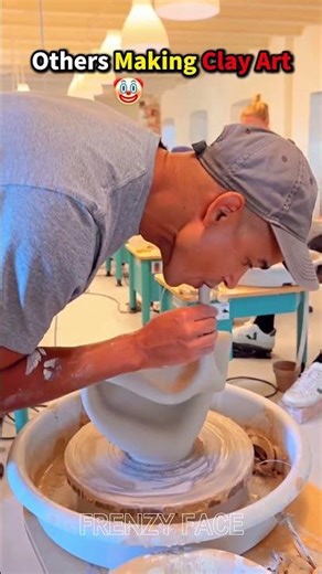 He turned clay into a MASTERPIECE #clayart #skills #satisfying