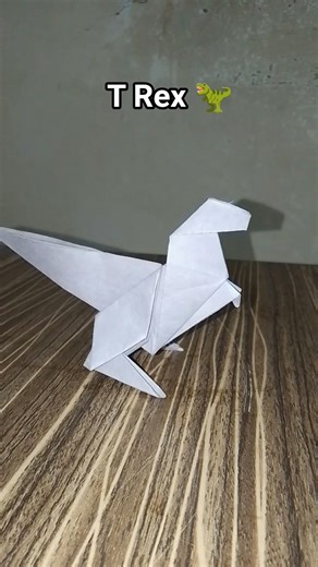 how to make origami T-Rex 🦖. Full tutorial, step by step . #tyranosaurusrex #origamiinstructions