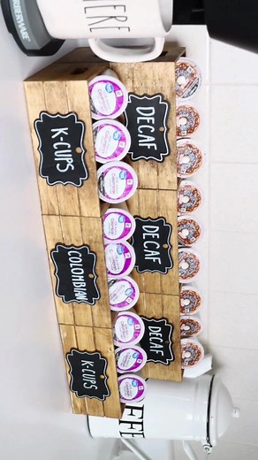 DIY K-Cup Organizer for Coffee Lovers