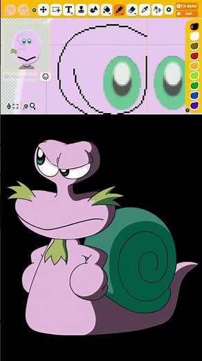 How to make Escargoon from Kirby: Right Back At Ya! #escargoon #kirbyrightbackatya