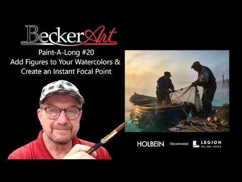 Paint-A-Long #20: Add Figures to Your Watercolors & Create an Instant Focal Point