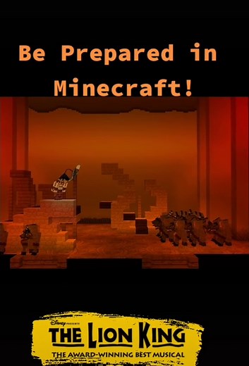 Lion King in Minecraft: Be Prepared Musical Showcase