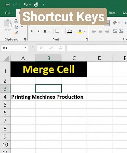 Merge Cells in Excel | Excel merge cell | Excel Tips and Trick #merge #ExcelZMN #excel #exceltips