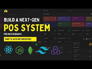 Restaurant POS System with React & Node.js – Part 12: Auth API (Register) | #mern #pos #nodejs