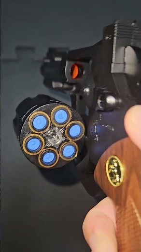 실린더 메탈 버전 콜트파이슨 357 리볼버 수정탄 너프건.(Cylinder Metal Version Colt Python 357 Revolver Nerf Gun)