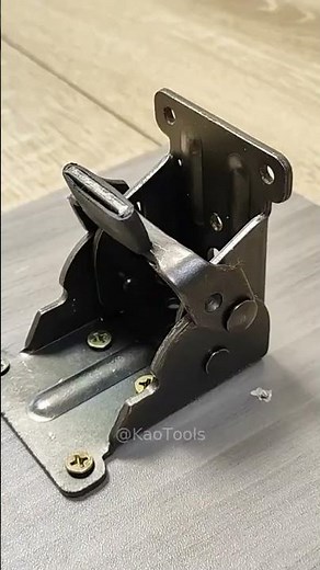 The folding self-locking hinge that old carpenters love! #tools #equipments