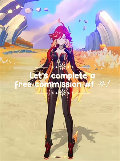 Genshin Impact Free Commissions Open Now!