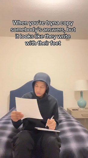 Reading they notes like it’s an ancient prophecy 😭📜 - - - - #relatableaf #schoolvibes #lmao #lowkeyfunny #trynabepassed #footwritingenergy #whyitlooklikethat #icantwiththis #genzmemes #instafunny #fyp #viralposts #classroomchronicles #studentstruggles #browhat 💀 | Vlainon1