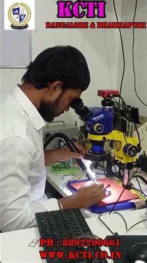 Laptop electronics board repairing