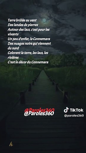 Michel Sardou - Les lacs du Connemara (Paroles)