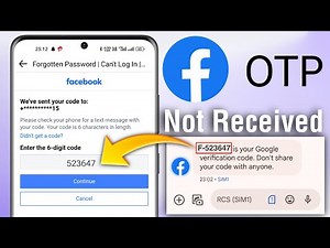 Facebook password reset code not received