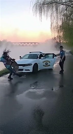 Epic K9 Diesel in Action on Misty Missouri Dawn! 🌫️🐕✨