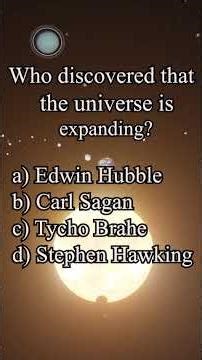 🌌 Astronomers Quiz Challenge | Questions to Test Your Space Knowledge! 🔭✨