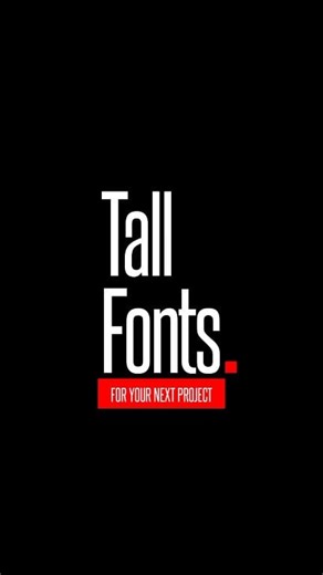 Tall fonts for your next designs #font #typography #graphicdesign #logodesign #design #designinspo #CreativeDesign | Ayoade Adewale